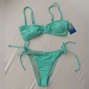 Cupshe Mint Green Bikini Set